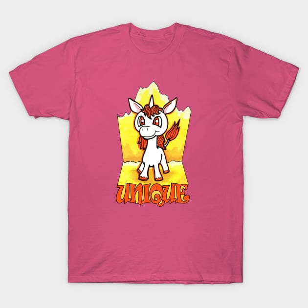 Uni the Unicorn T-Shirt by AmysBirdHouse